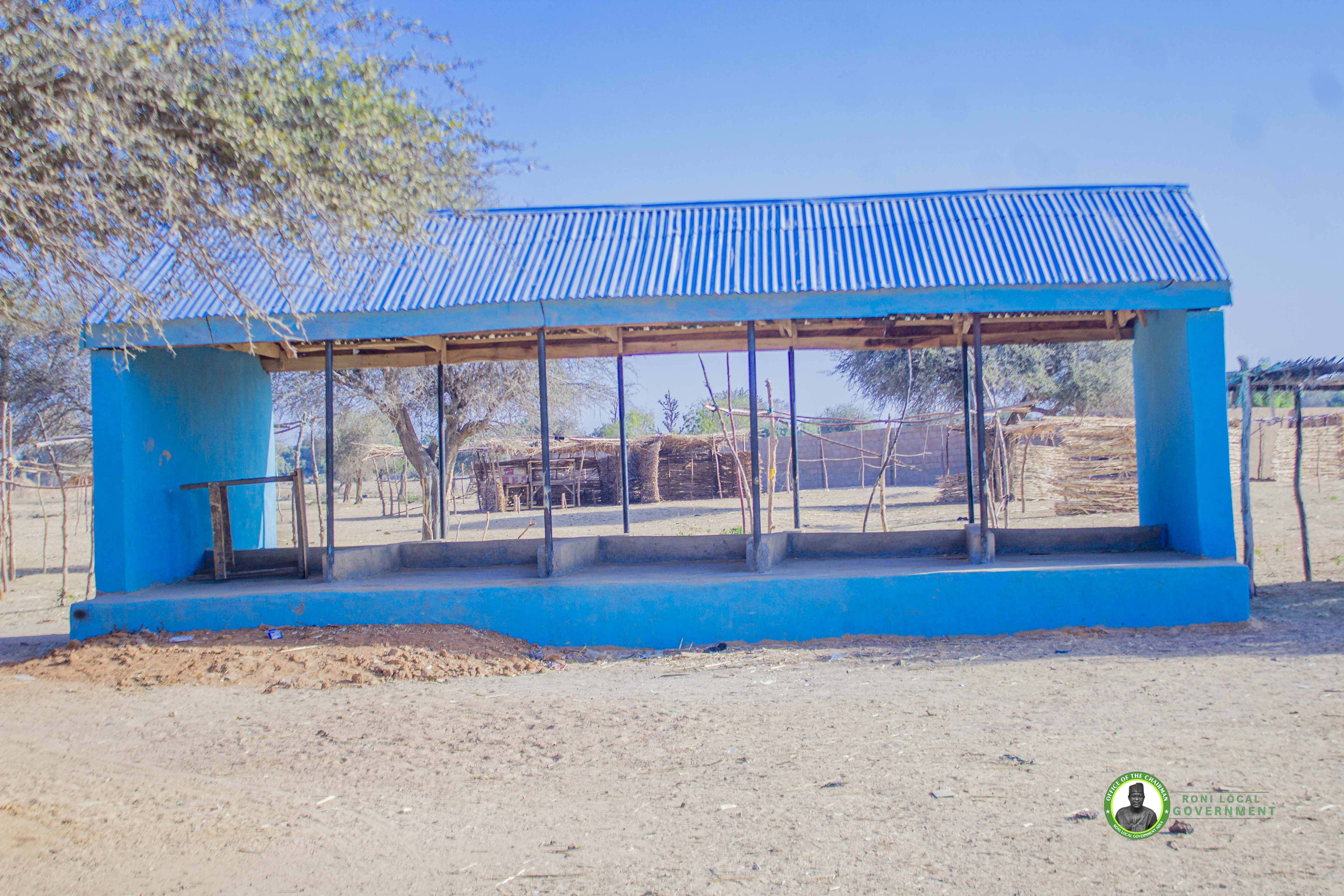 Construction of new market stalls
